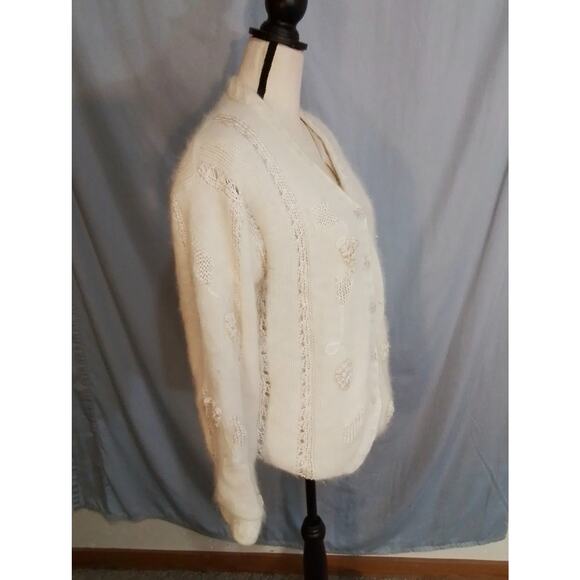 Belldini Angora Sweater, Ivory , warm a cozy. - Picture 2 of 8